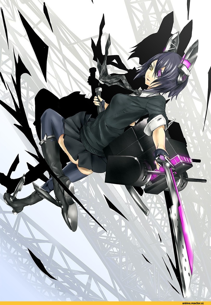 Tenryuu, Kantai Collection, Anime Art, aqua sau, Anime