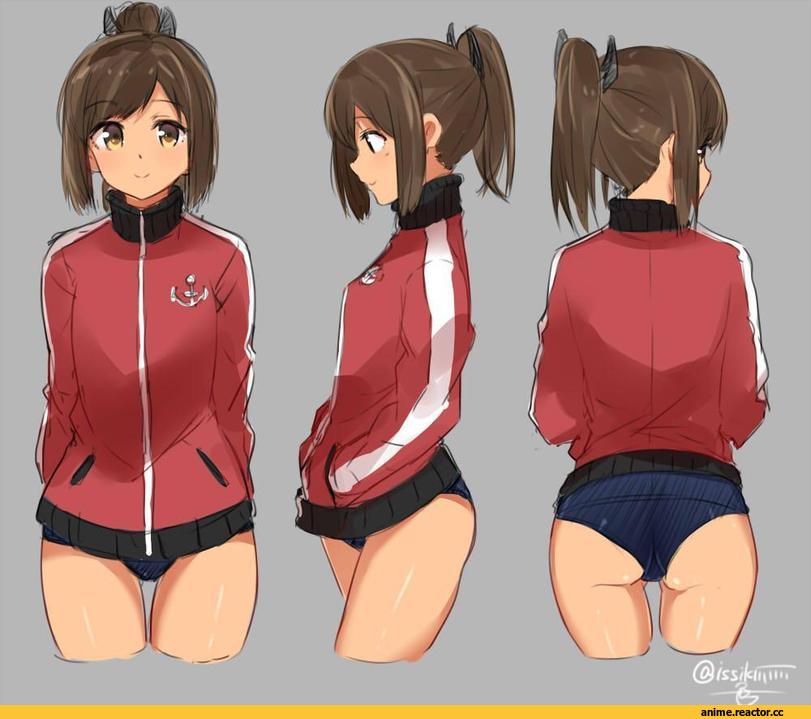 I-401, Kantai Collection, Isshiki (Ffmania7), Anime Art, Anime