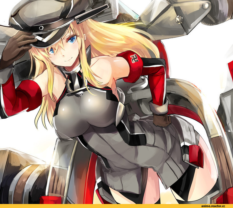 Bismarck (Kantai Collection), Kantai Collection, Аниме арт, Haik, Anime