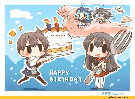 Kaga (Kantai Collection), Kantai Collection, Akagi, Unzan, Kumoi Ichirin, Touhou Project, Murasa Minamitsu, crossover, Anime Art, rebecca (keinelove), Anime