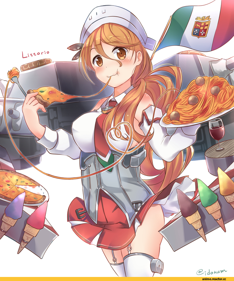 Littorio (Kantai Collection), Kantai Collection, Anime Art, Ido (Teketeke), Anime