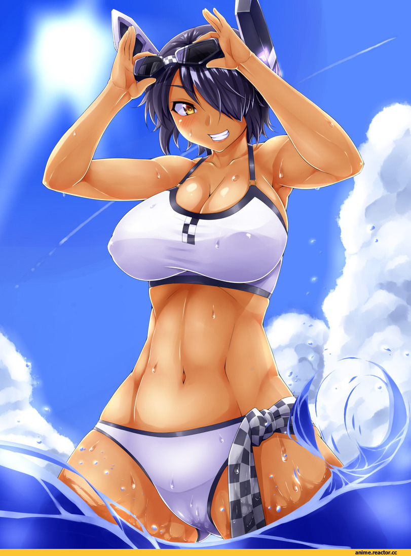 Tenryuu, Kantai Collection, Anime Art, ron-bb69, Anime Ero Swim, Anime Ero, Anime Adult Wet, Anime