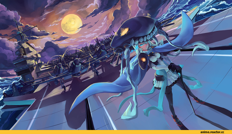 Anime Art, Wo-Class Aircraft Carrier , Kantai Collection, sima naoteng, Anime