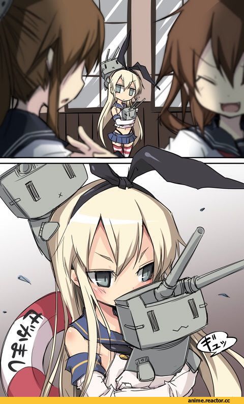 Ikazuchi, Kantai Collection, inazuma, Shimakaze, Anime