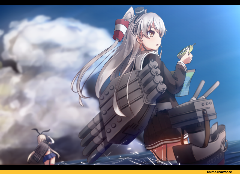 cuon (kuon), Amatsukaze (Kantai Collection), Kantai Collection, shimakaze (kantai collection), Anime