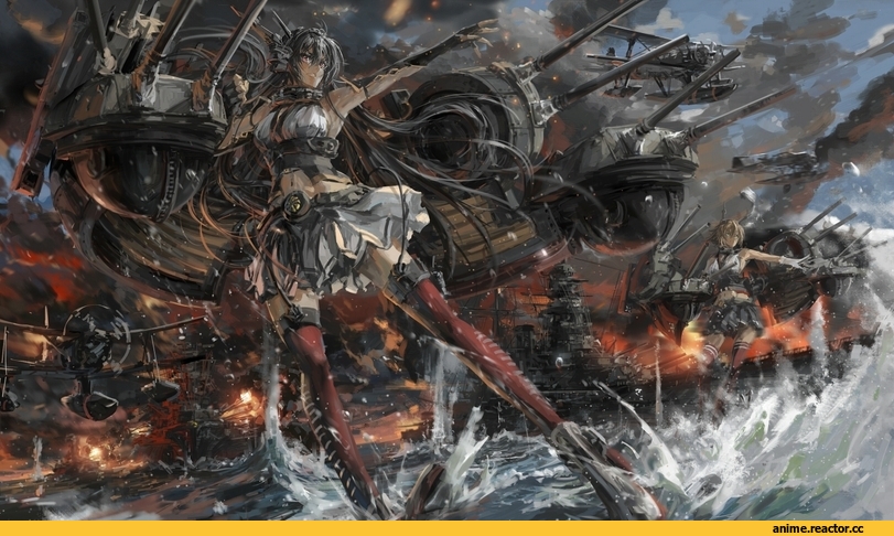 STU DTS, Kantai Collection, Nagato (Kantai Collection), Mutsu (Kantai Collection), Anime