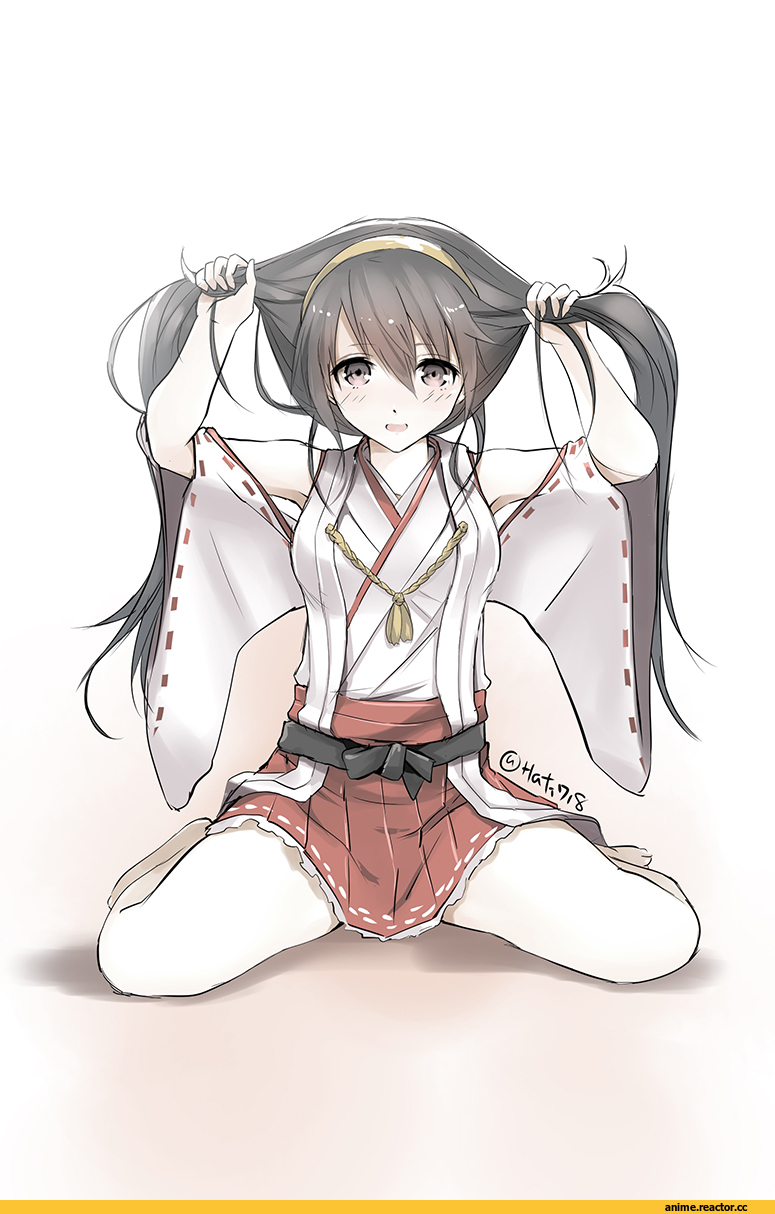 Haruna (Kantai Collection), Kantai Collection, hachimitsu (hati718), Anime