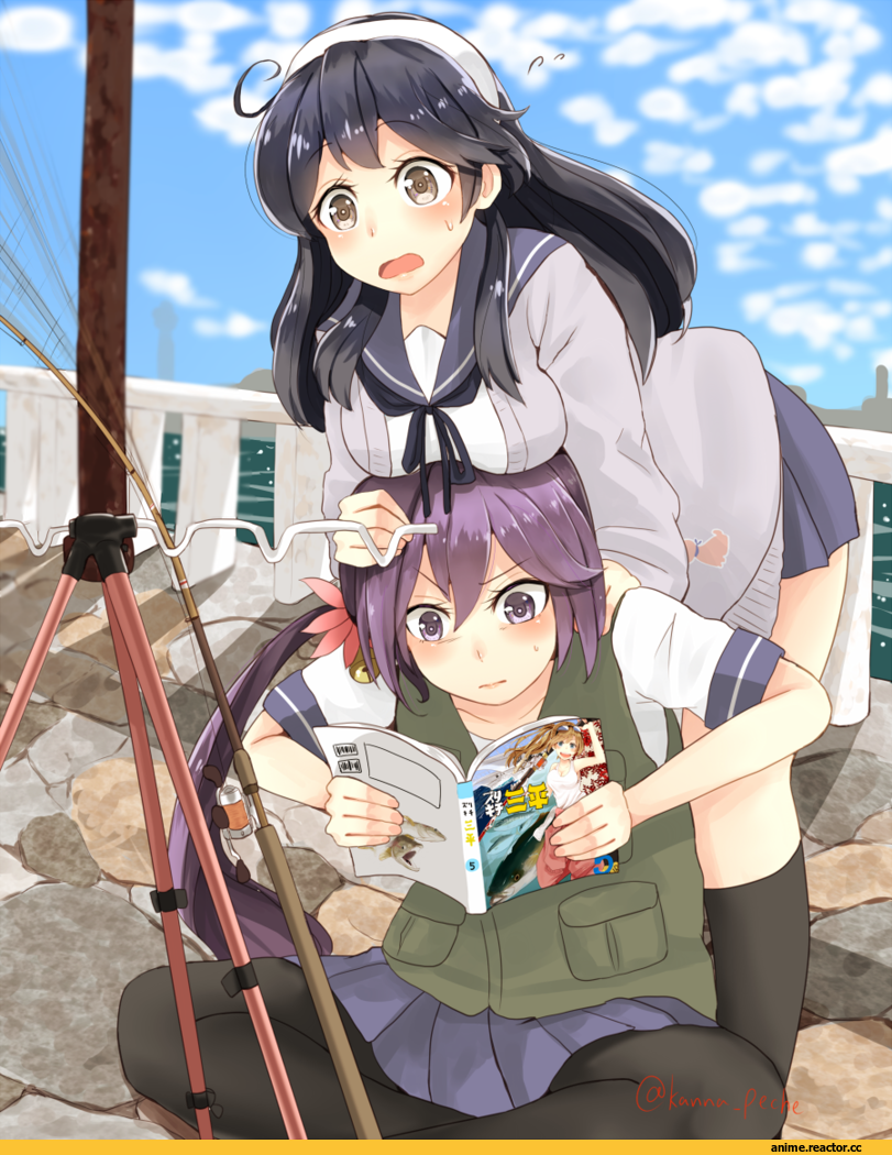 kanna (horntp), Ushio (Kantai Collection), Kantai Collection, Akebono, Akigumo, Anime