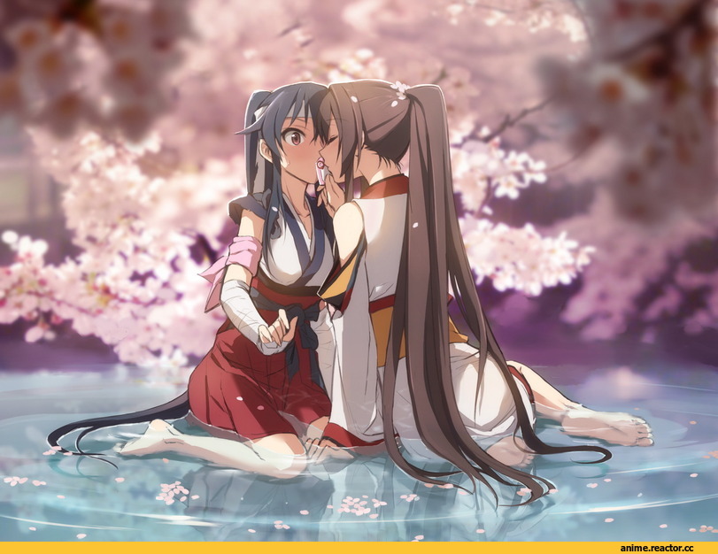 kisetsu, yahagi (kantai collection), Kantai Collection, Yamato (Kantai Collection), Shoujo Ai, Anime