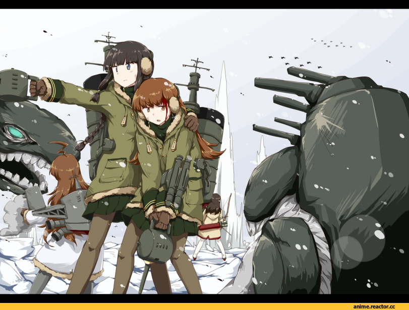 Kitakami (Kantai Collection), Kantai Collection, Akagi (Kantai Collection), Ooi (Kantai Collection), Kuma (Kantai Collection), Anime