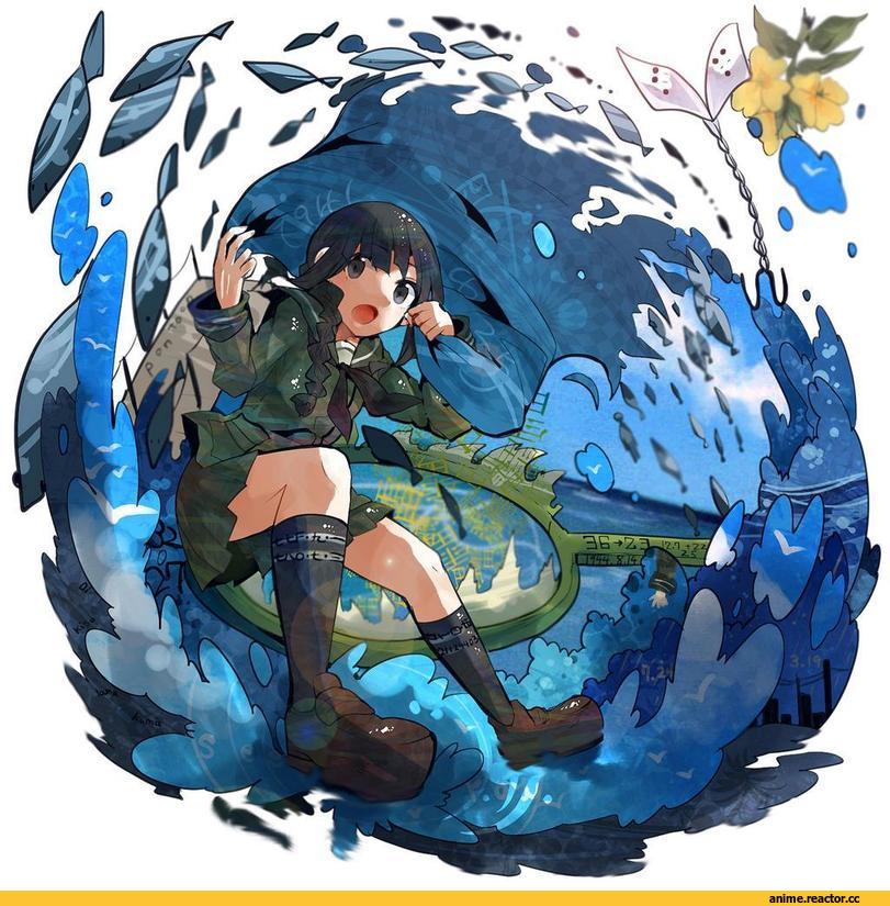 Kitakami (Kantai Collection), Kantai Collection, itomugi-kun, Anime Art, Anime