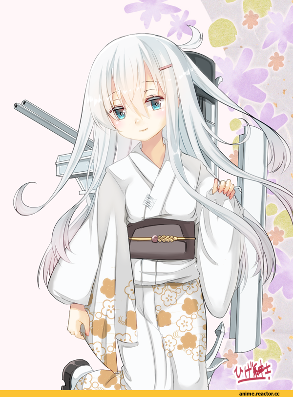 Verniy, Kantai Collection, Yukata, shinkun, Anime