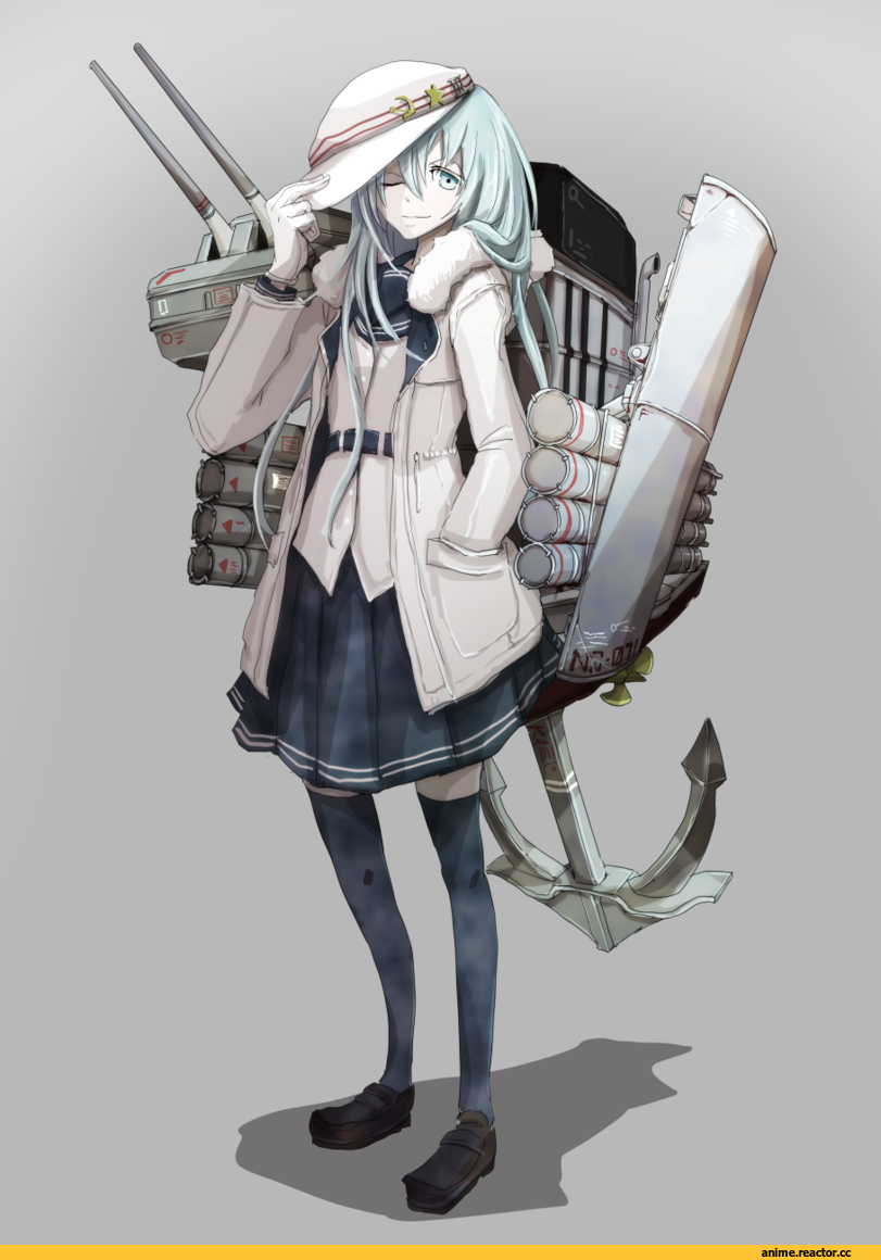 Kantai Collection, verniy (kantai collection), boushi-ya, Anime
