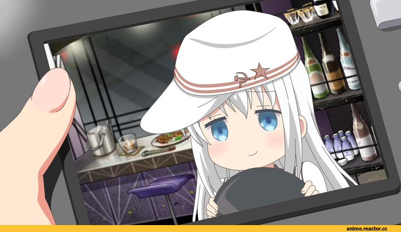 Kantai Collection, Gochuumon wa Usagi Desu ka?, Verniy, hikall, crossover, Anime