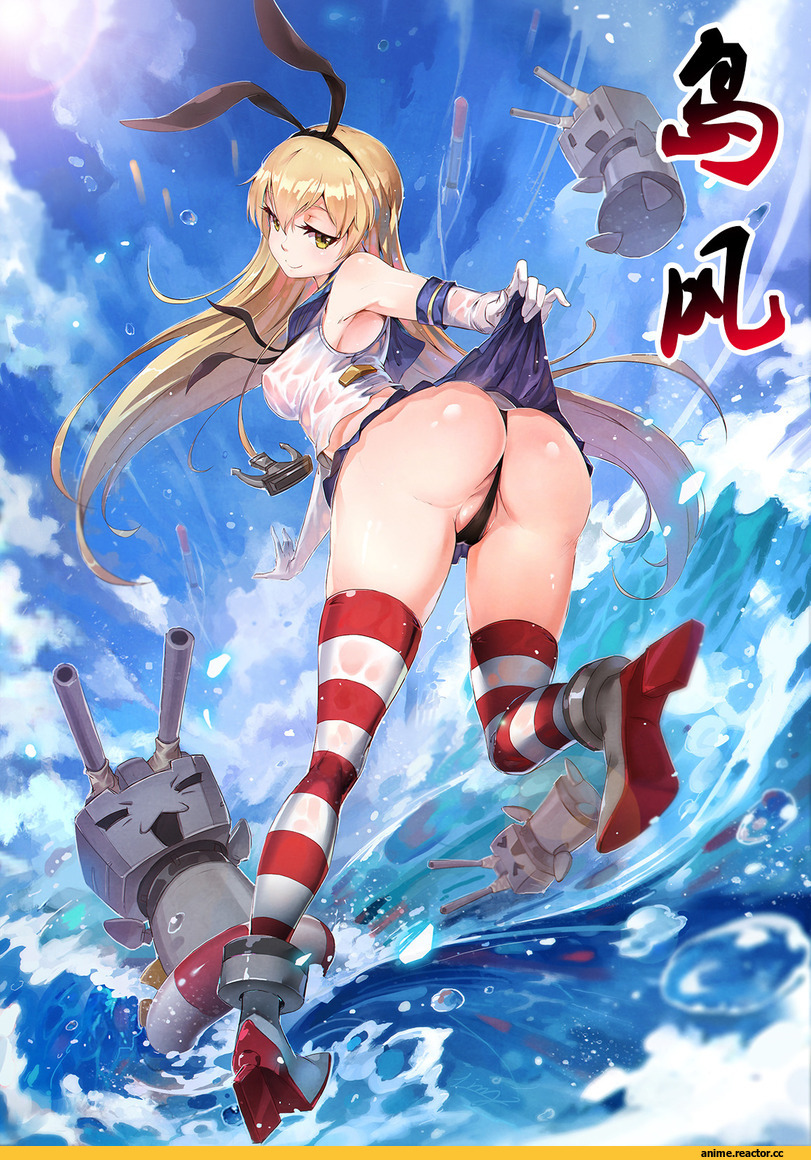 shimakaze (kantai collection), Kantai Collection, Anime Adult Wet, Anime Ero Swim, Anime Ero, Anime Adult pantsu, Anime Ero Ass, karasu kame ex, Anime
