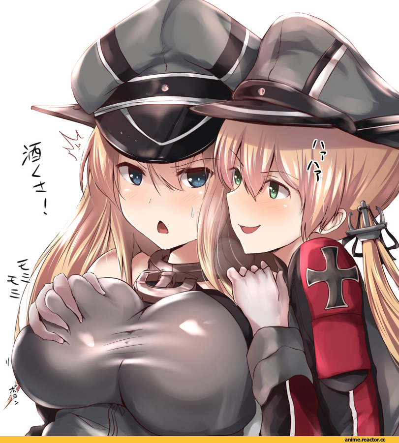 bismarck, Kantai Collection, Prinz Eugen (Kantai Collection), Anime Art, tai (nazutai), Anime Ero Yuri, Anime Ero BDSM, Anime Ero, Anime