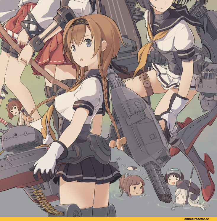 kokudou juunigou, Akizuki (Kantai Collection), I-401, Maru-yu, shimakaze (kantai collection), Teruzuki (Kantai Collection), Yukikaze (Kantai Collection), zuihou (kantai collection), Zuikaku (Kantai Collection), U-511 (Kantai Collection), Anime, Kantai Collection