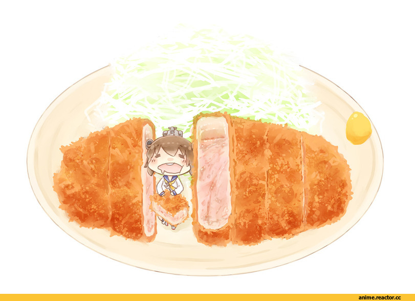 Yukikaze, Kantai Collection, Anime Art, hinata yuu, Няши в еде, Anime Няши, Anime
