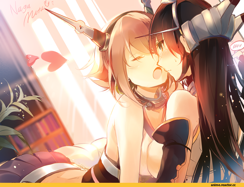 Nagato (Kantai Collection), Kantai Collection, Mutsu (Kantai Collection), Shoujo Ai, Anime