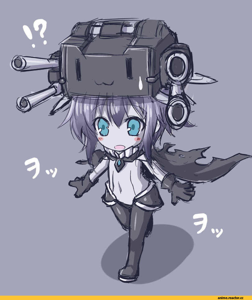Oukawa Yuu, rensouhou-chan, Kantai Collection, Wo-Class Aircraft Carrier , Anime Art, chibi, Anime