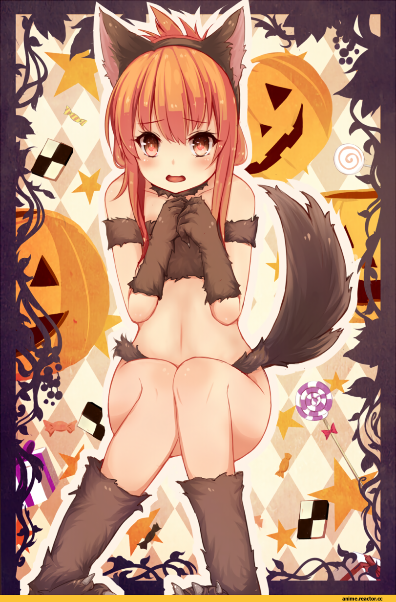 Inumimi, Animal Ears, Inazuma (Kantai Collection), Kantai Collection, qunqing, Anime Hallowen, Anime Halloween, Anime