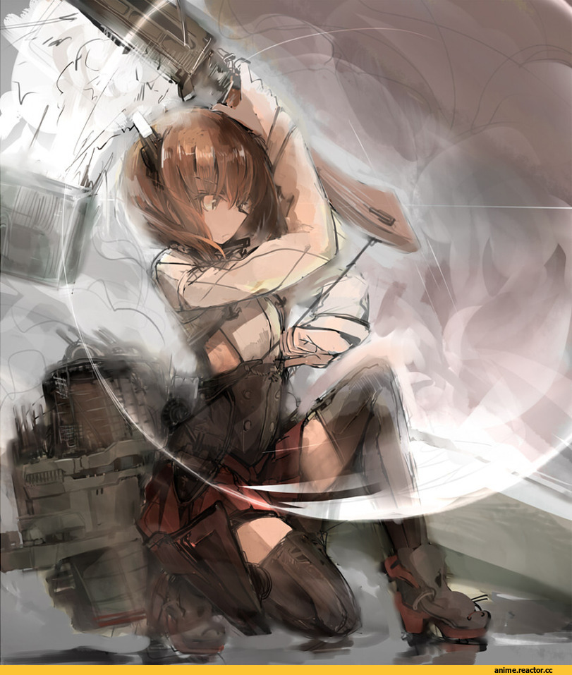 cus-tom, Anime Art, Taihou, Kantai Collection, Anime