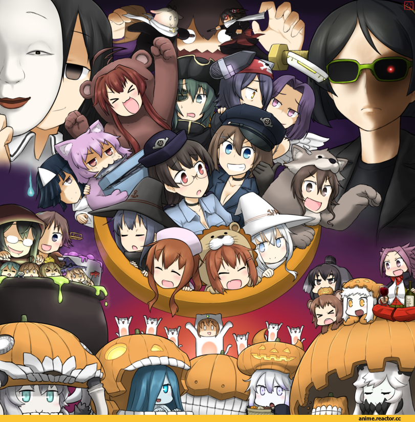 tomato (lsj44867), Akebono, Kantai Collection, Anime Halloween, Anime