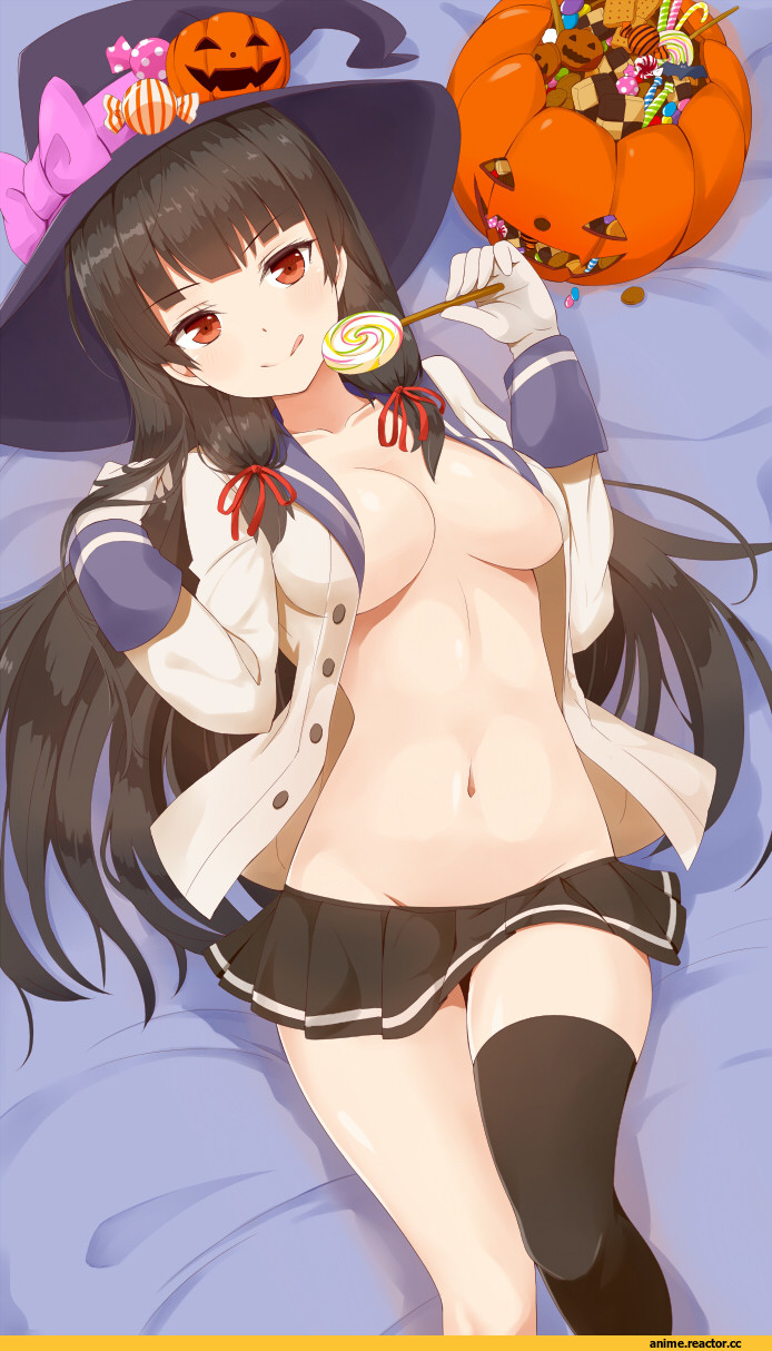 Isokaze (Kantai Collection), Kantai Collection, Anime Ero, Anime Halloween, note (aoiro clip), Anime Art, Anime