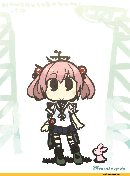 Sazanami (Kantai Collection), Kantai Collection, anime gif, Anime