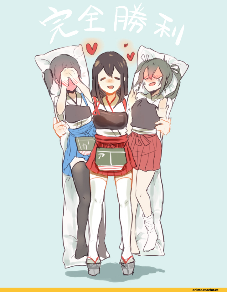 Zuikaku (Kantai Collection), Kantai Collection, Akagi (Kantai Collection), Kaga (Kantai Collection), Anime