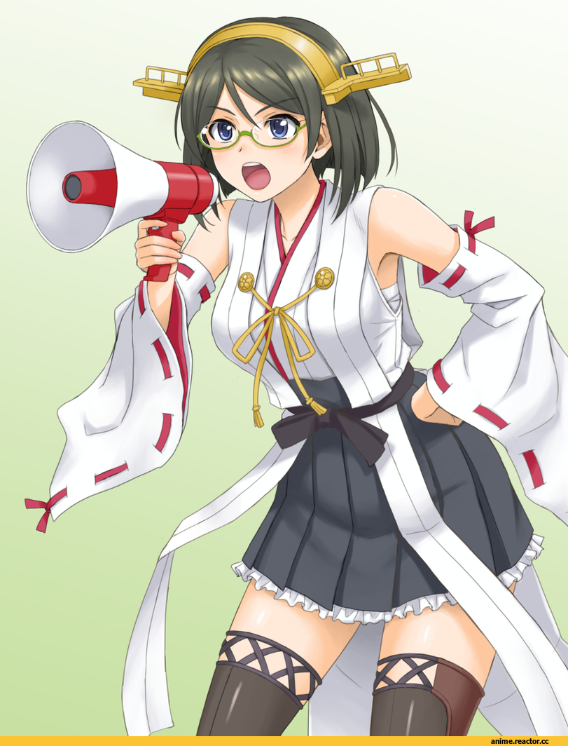 Kirishima (Kantai Collection), Kantai Collection, Hida Tatsuo, Anime Art, Megane, Anime