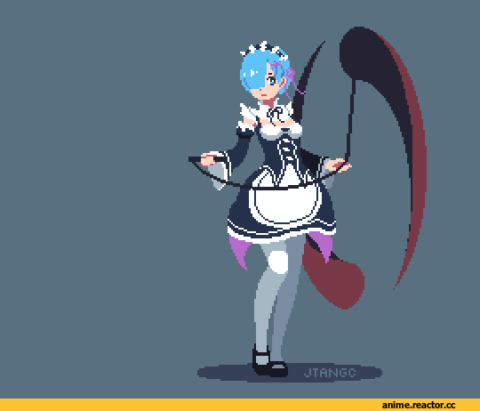 Rem (re zero), Re Zero Kara Hajimeru Isekai Seikatsu, Anime Гифки, Anime