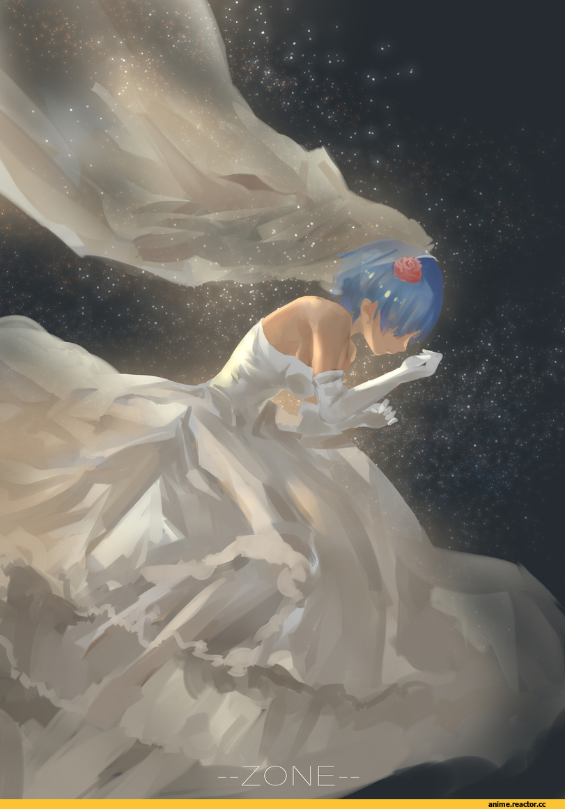 Re Zero Kara Hajimeru Isekai Seikatsu, Rem (re zero), Zone (artist), Anime Paint, Anime Art, Anime