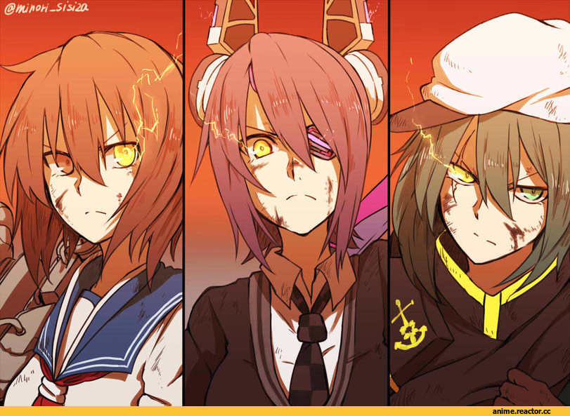 Furutaka (Kantai Collection), Kantai Collection, kiso (kantai collection), tenryuu (kantai collection), Tsukamoto Minori, Anime Art, Anime