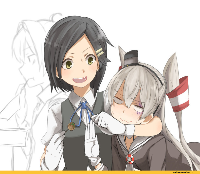 Kuroshio (Kantai Collection), Kantai Collection, Shiranui (Kantai Collection), Amatsukaze (Kantai Collection), Tsukamoto Minori, Anime Art, Anime