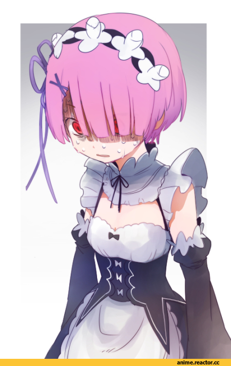 Re Zero Kara Hajimeru Isekai Seikatsu, Ram (Re Zero), shake sawa, Anime Art, Maid, Anime
