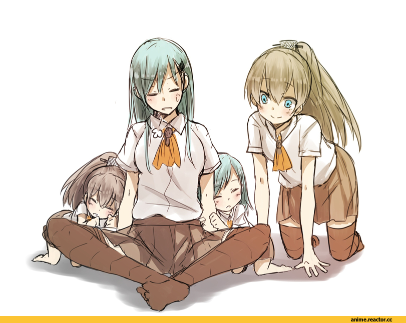 Suzuya (Kantai Collection), Kantai Collection, Kumano (Kantai Collection), Tsukamoto Minori, Anime Art, Anime