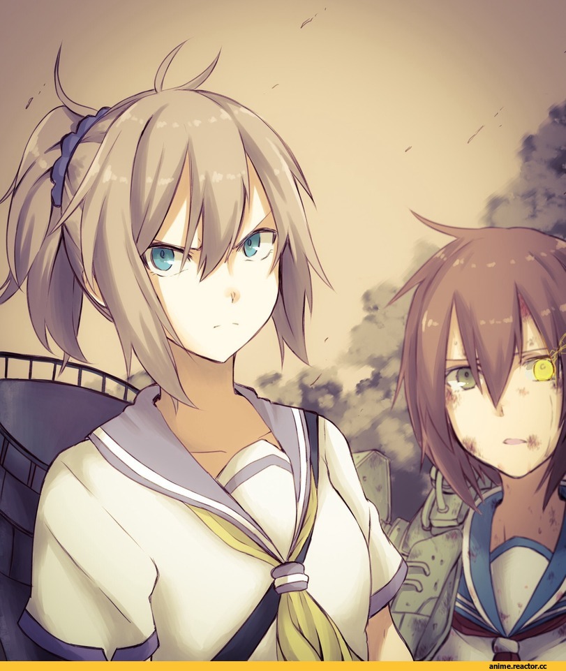 Aoba (Kantai Collection), Kantai Collection, Furutaka (Kantai Collection), Tsukamoto Minori, Anime Art, Anime