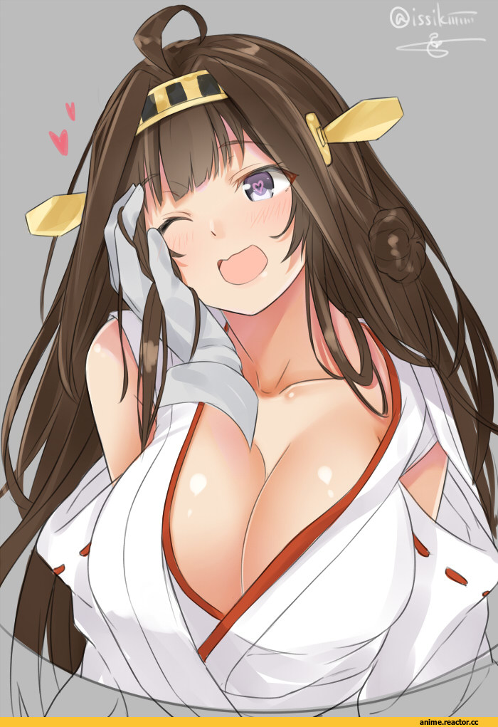 Isshiki (Ffmania7), Anime Art, Kongou (Kantai Collection), Kantai Collection, Anime