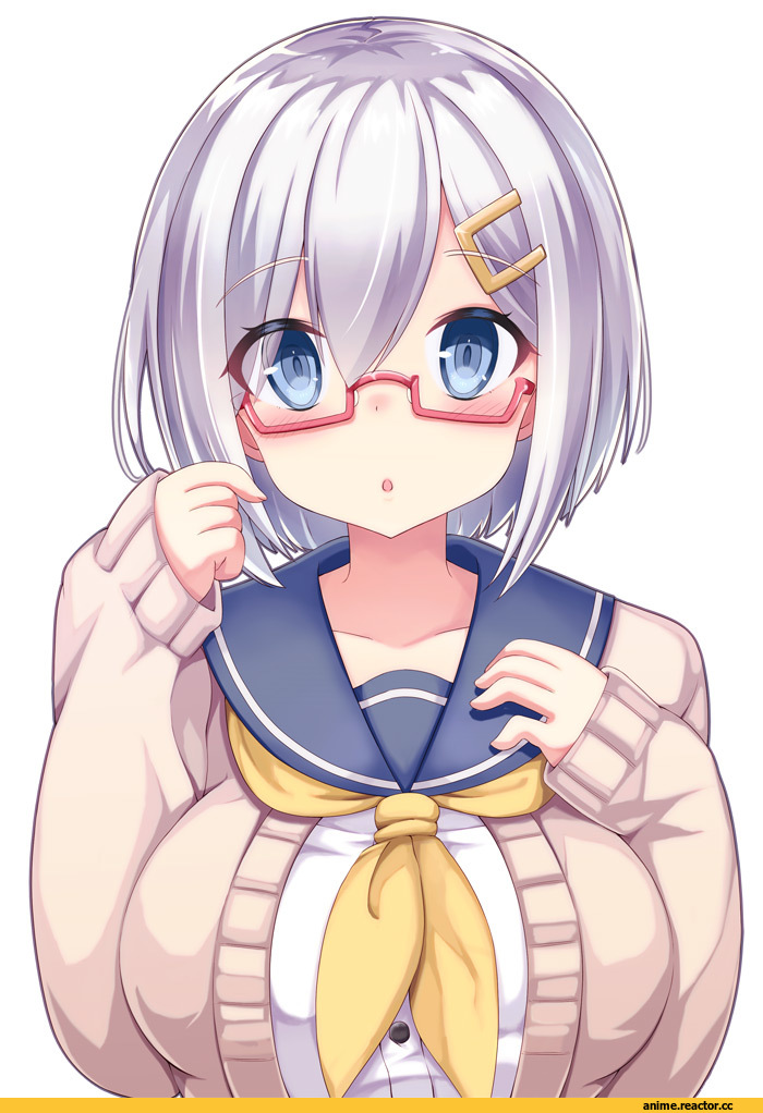 Hamakaze (Kantai Collection), Kantai Collection, Yuzu-aki, Anime Art, Megane, Anime