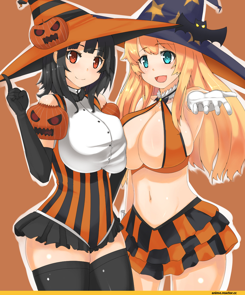 marimo maru, Atago (Kantai Collection), Kantai Collection, Takao (Kantai Collection), Anime Halloween, Anime Ero, Anime Ero Kyonyuu, Anime Ero Oppai, Anime
