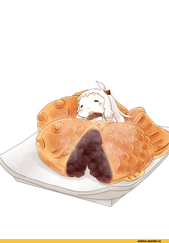 hinata yuu, Няши в еде, Anime Няши, Northern Ocean Hime, Kantai Collection, Anime