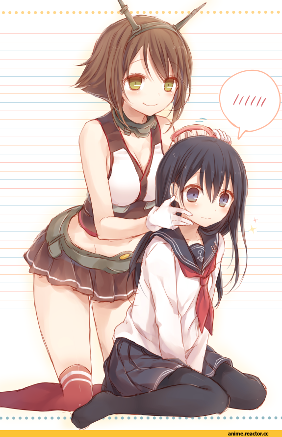 akatsuki (kantai collection), Kantai Collection, Mutsu (Kantai Collection), Kasu (Return), Anime Art, Anime