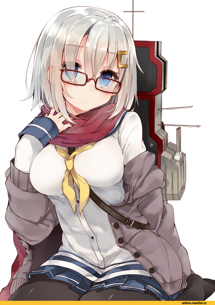 Hamakaze (Kantai Collection), Kantai Collection, Megane, Anime