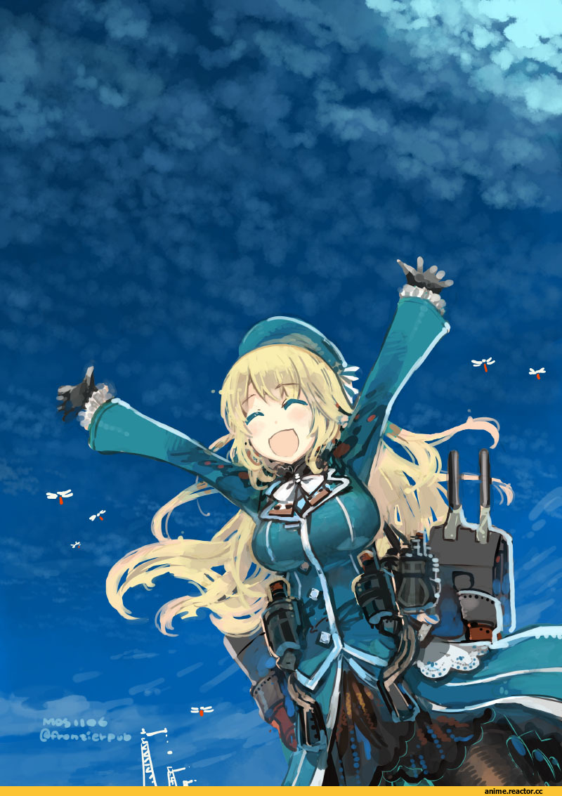 konno takashi (frontier pub), atago, Kantai Collection, Anime