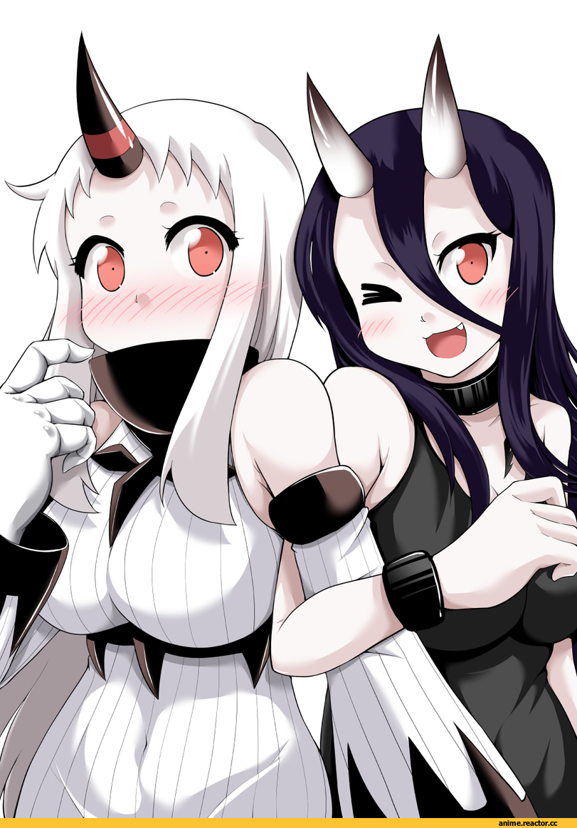 battleship hime, Kantai Collection, Seaport Hime, yamato nadeshiko, Anime Art, Anime