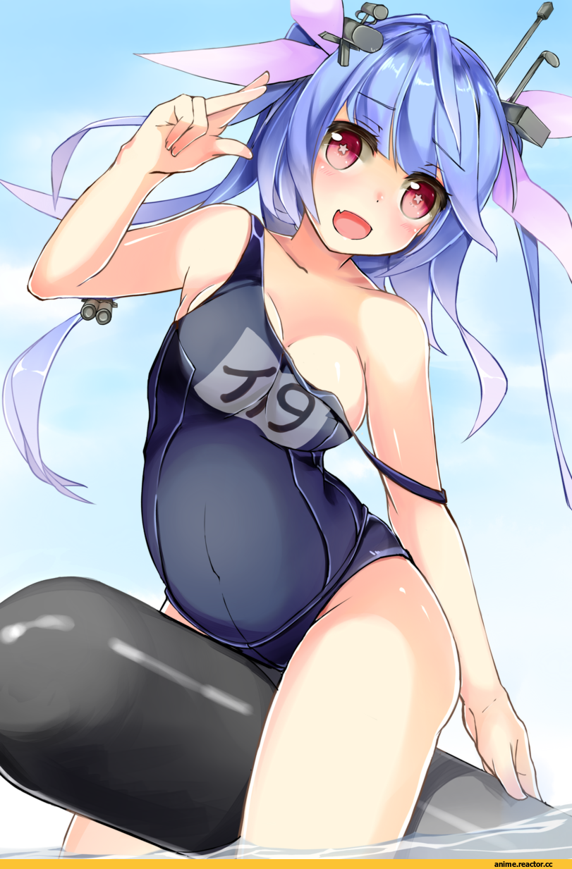 I-19, Kantai Collection, Anime Art, mono (sunegey), Anime