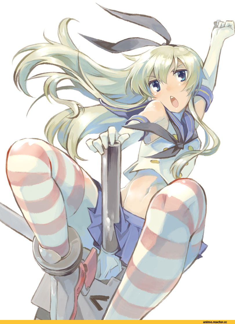 nonco, Anime Art, shimakaze (kantai collection), Kantai Collection, Anime