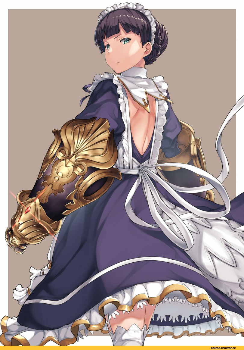 claudia (granblue fantasy), Granblue Fantasy, Maid, Anime