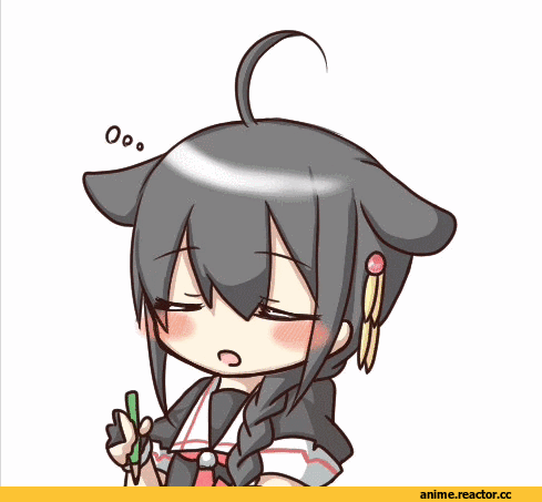 Shigure (Kantai Collection), Kantai Collection, anime gif, Anime